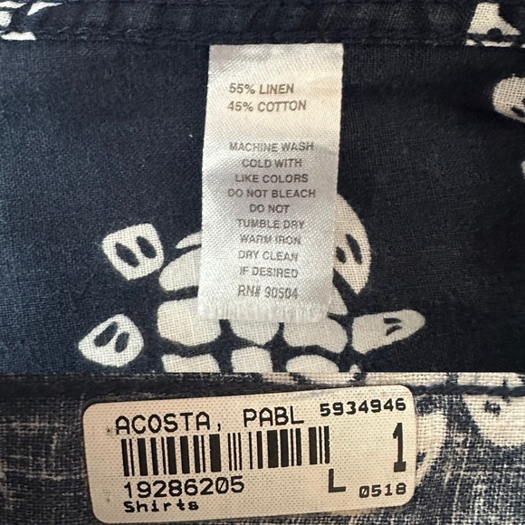 ★ Natural Blue by Visitor Turtle Casual Button Down - Printed ★ - Picture 8 of 17
